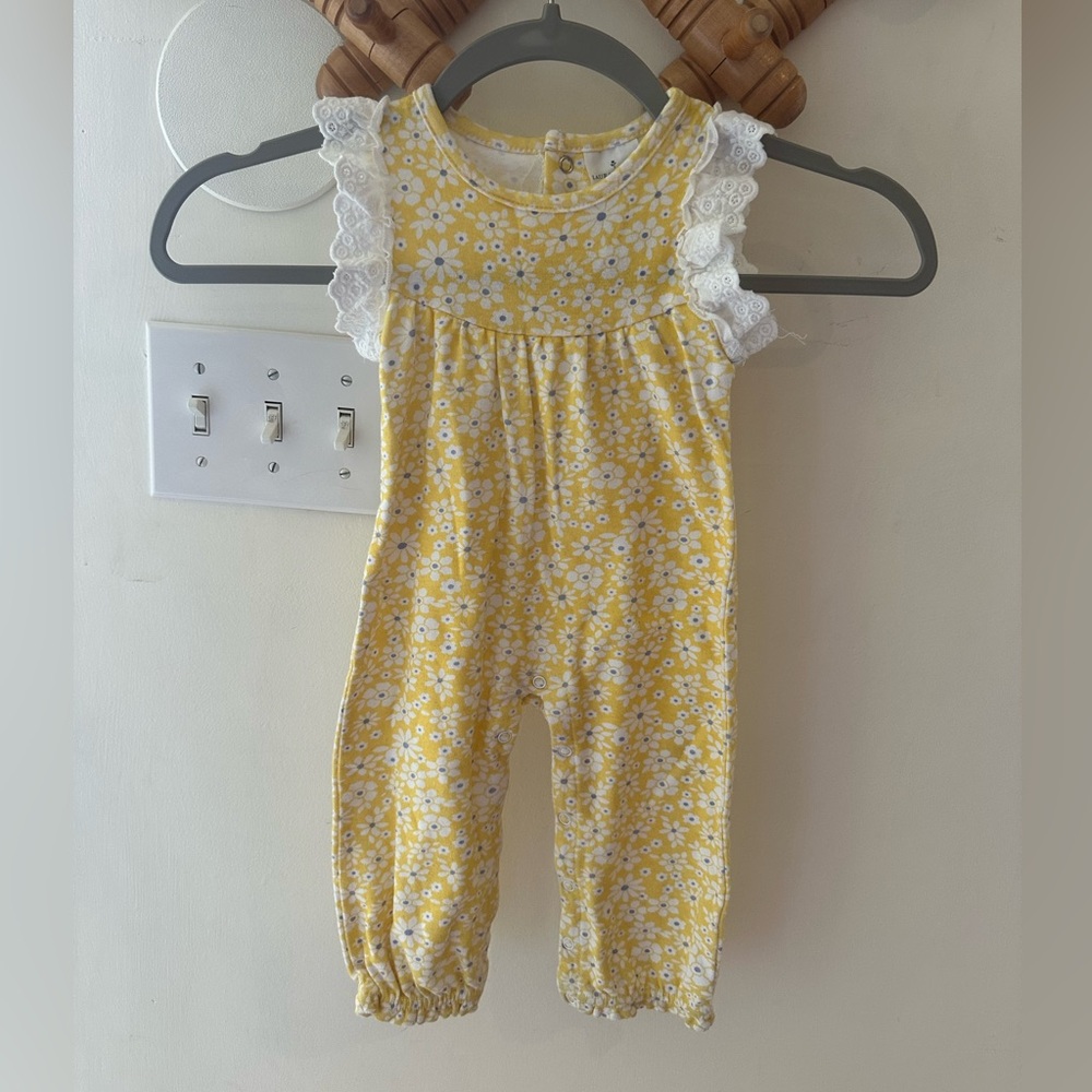 Vintage Laura Ashley Floral Romper
